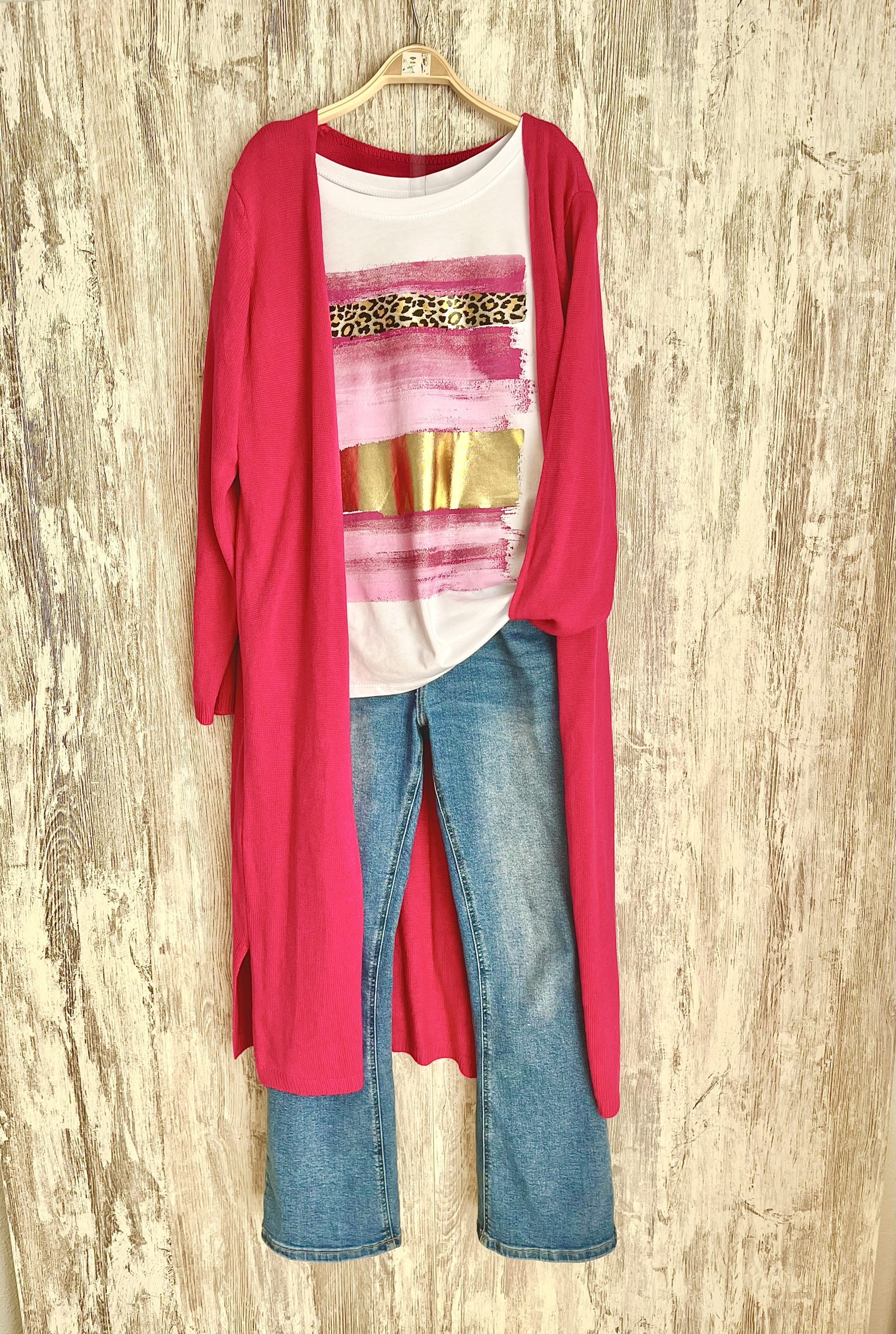 Chaqueta Modal Fucsia Con Alma Shop