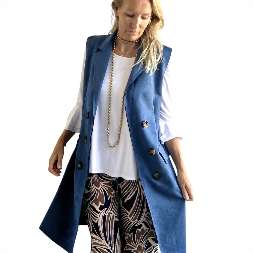 CHALECO "PARIS" AZUL