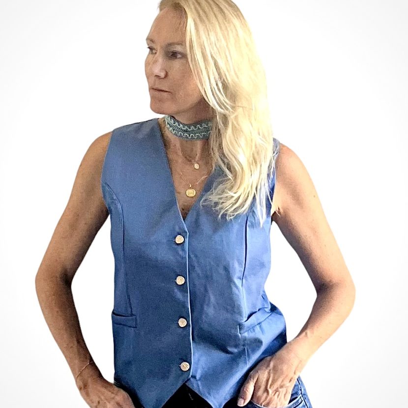 CHALECO “ALMA” AZUL