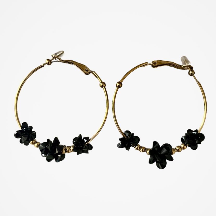 PENDIENTES “ROSA NEGRA”