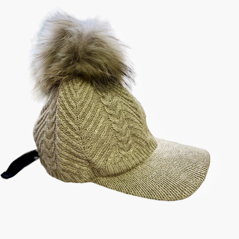 Gorra de punto “LONDON” beige