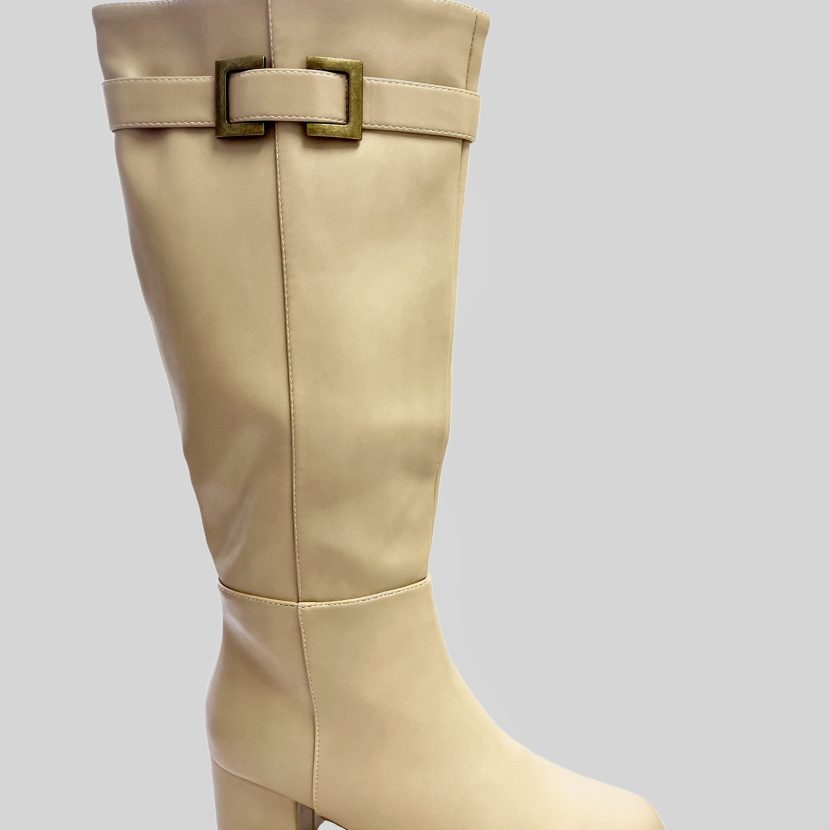 Botas altas “MARTITA” BEIGE