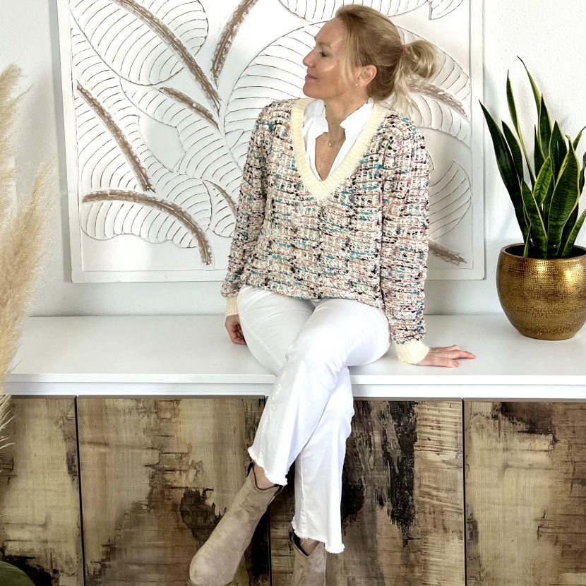Jersey con brillo “CORAL”