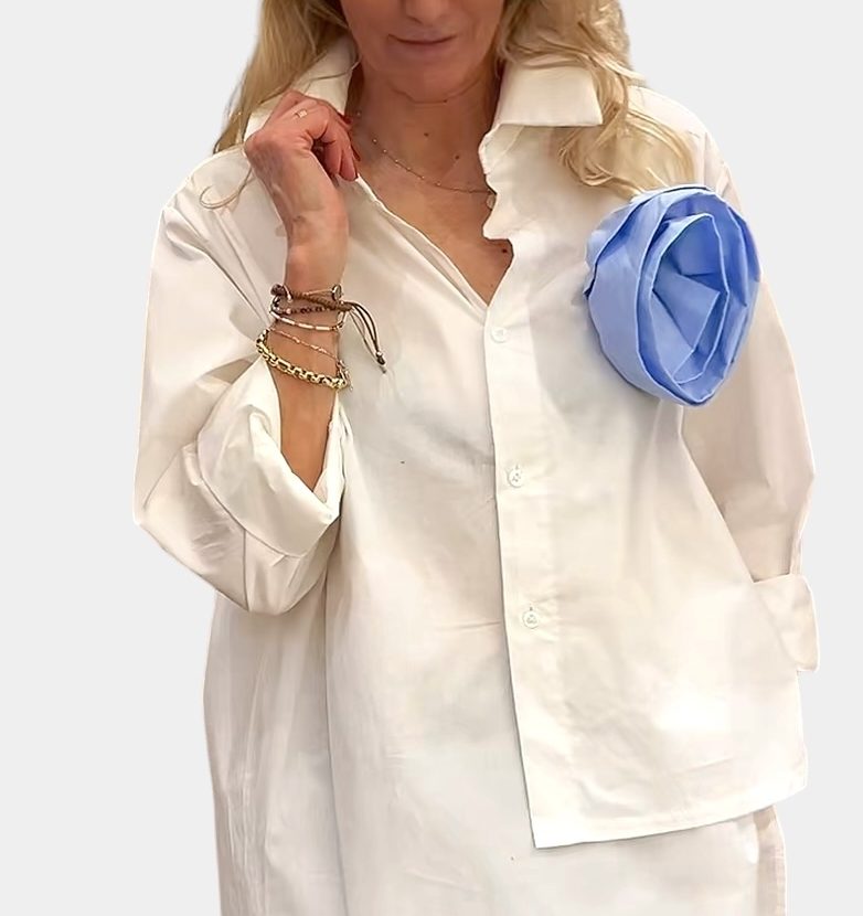 Camisa blanca “Flor”