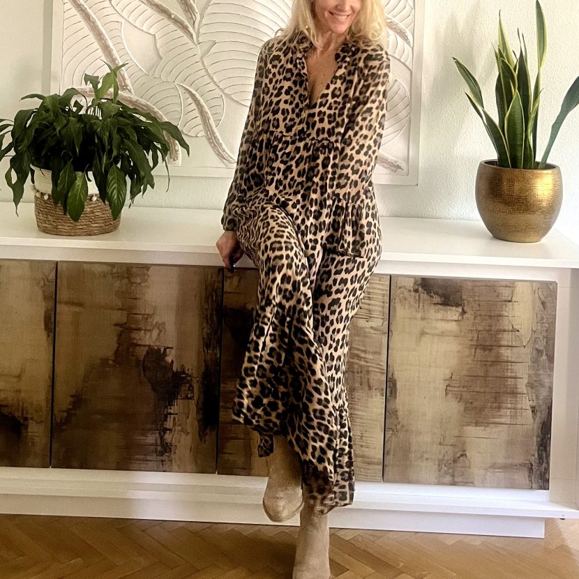 Vestido “ Animal print brown”