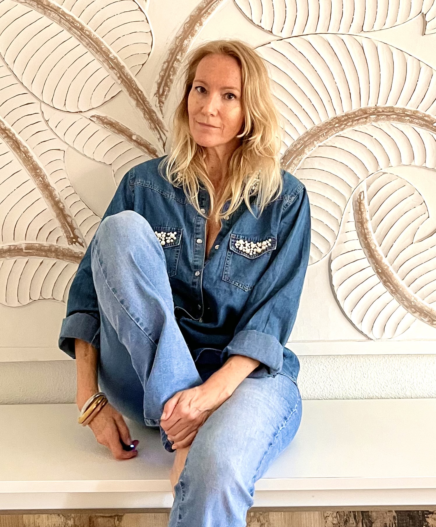 Camisa vaquera “ Perla”