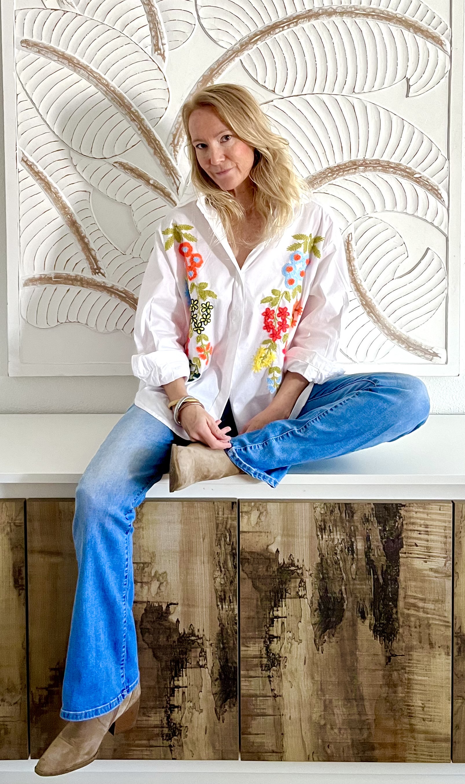 Camisa “ Alba” blanca