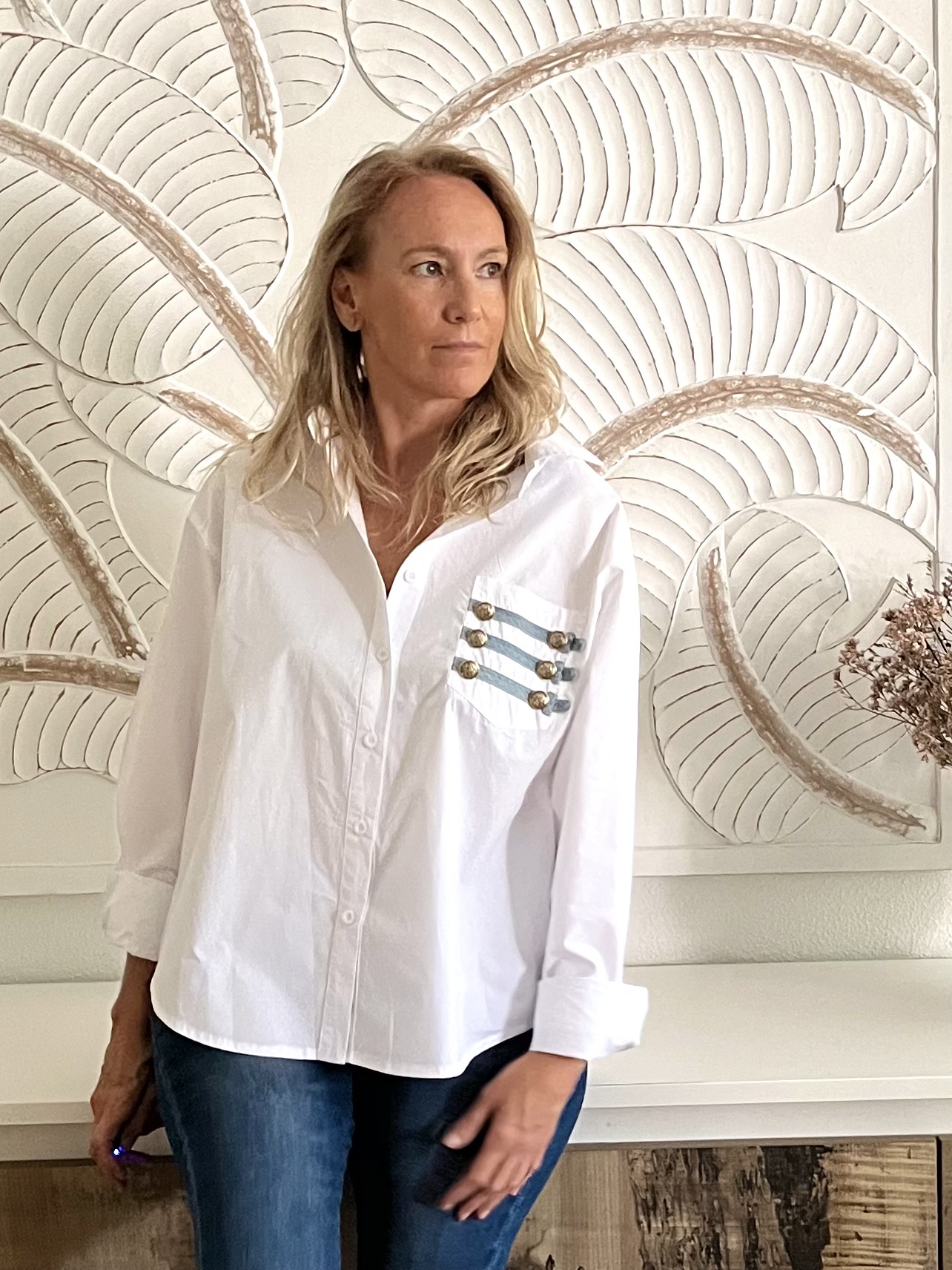 Camisa “ Mistral” blanca